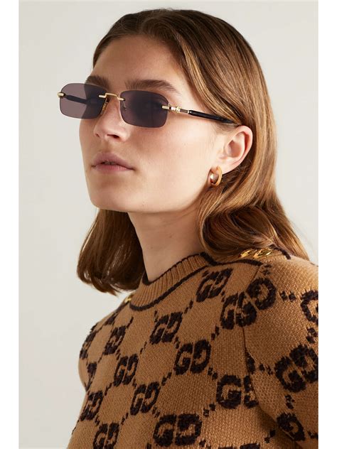 gucci rectangle sunglasses for women|gucci square sunglasses unisex.